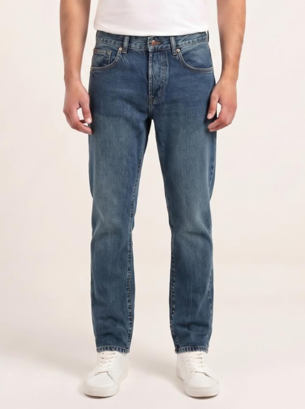 Men's Medium Blue Straight Jeans - RF0006