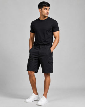Twill Cargo Shorts