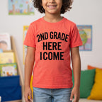 Boys Graphic T-Shirt (2nd Grade Print) - Pink
