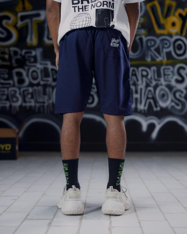NAVY BLUE BASKETBALL SHORTS