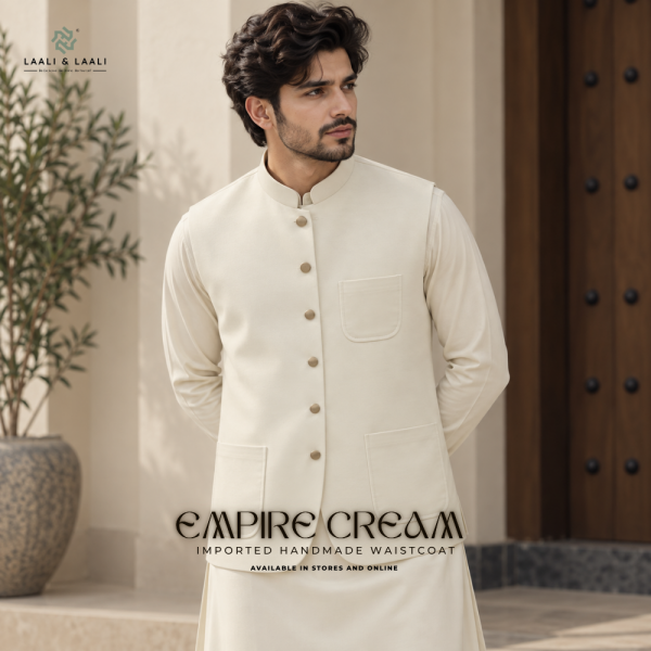 Empire Cream - Imported Waistcoat
