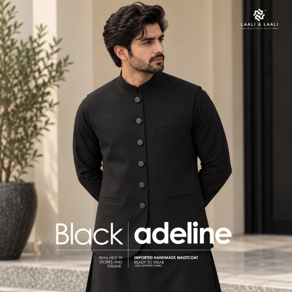 Black Adeline - imported waist Coat