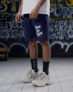 NAVY BLUE BASKETBALL SHORTS