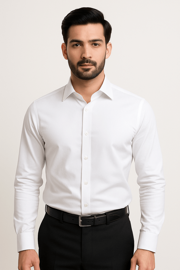 White Formal Shirt - Executive SeriesshirtGarderobe Clothing