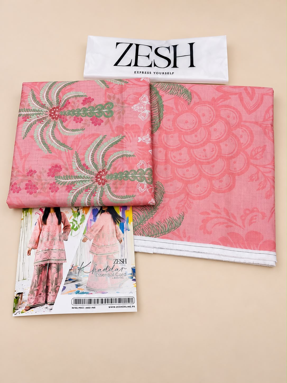 Zeesh Premium Printed Khaddar 2PC Winter Collection 2026-27