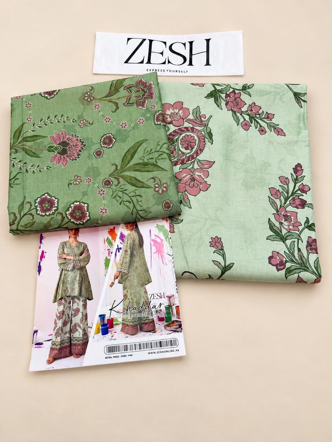 Zeesh Premium Printed Khaddar 2PC Winter Collection 2026-27