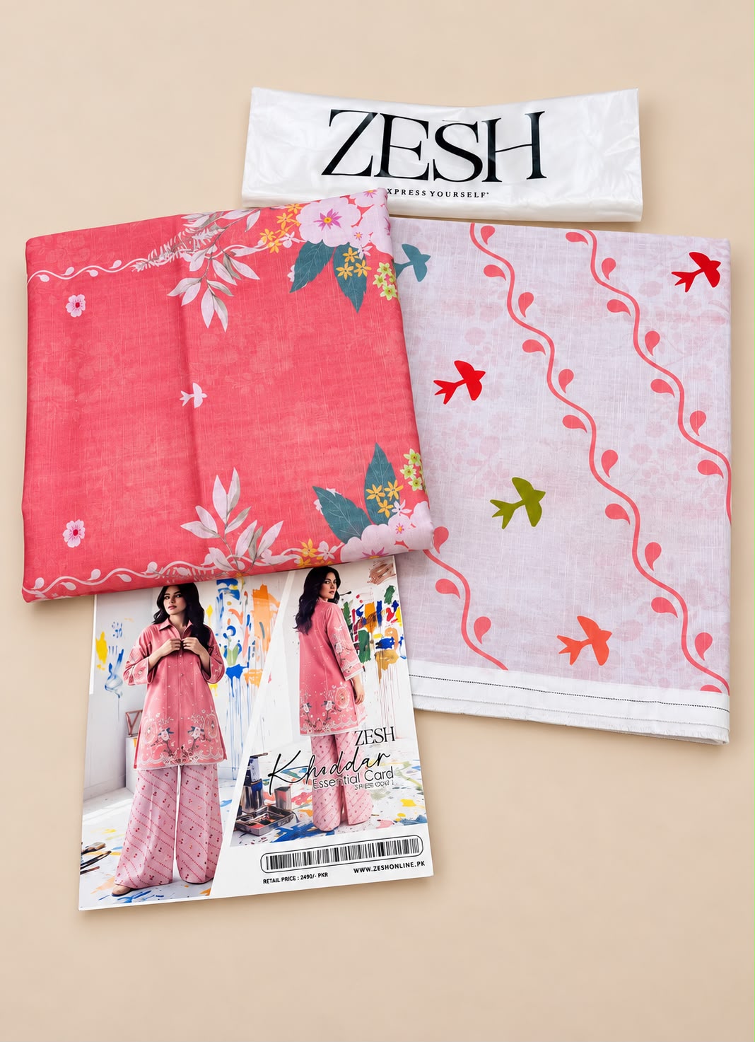 Zeesh Premium Printed Khaddar 2PC Winter Collection 2026-27