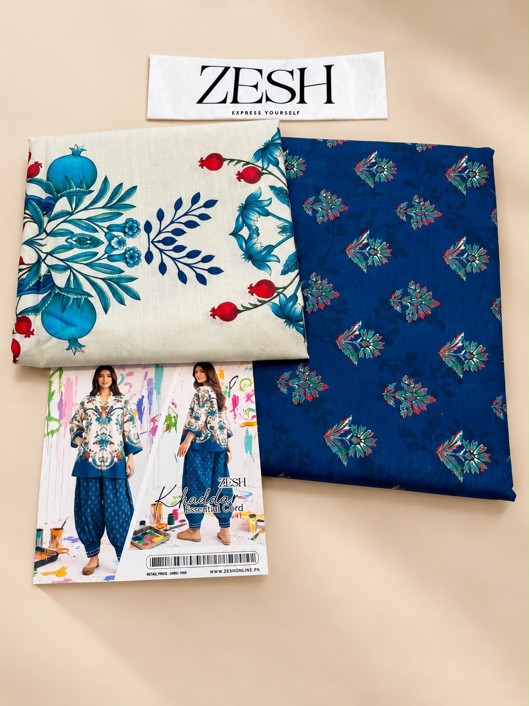 Zeesh Premium Printed Khaddar 2PC Winter Collection 2026-27
