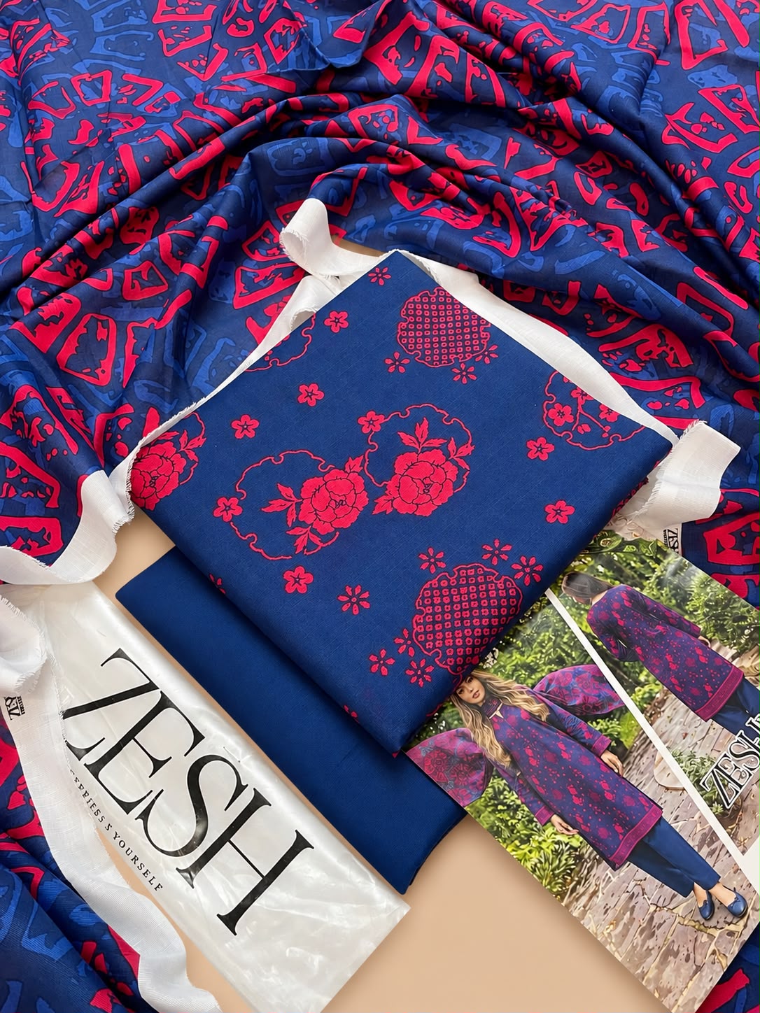 Zeesh Premium Printed Khaddar 3PC Winter Collection 2026-27