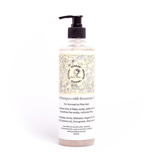 Herbal Shampoo Infused with Rosemary & Mint