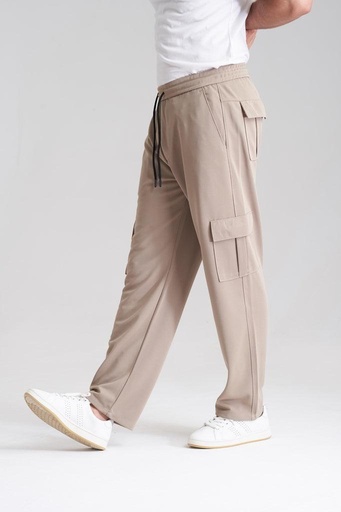6 Pocket Loose Trouser - Skin