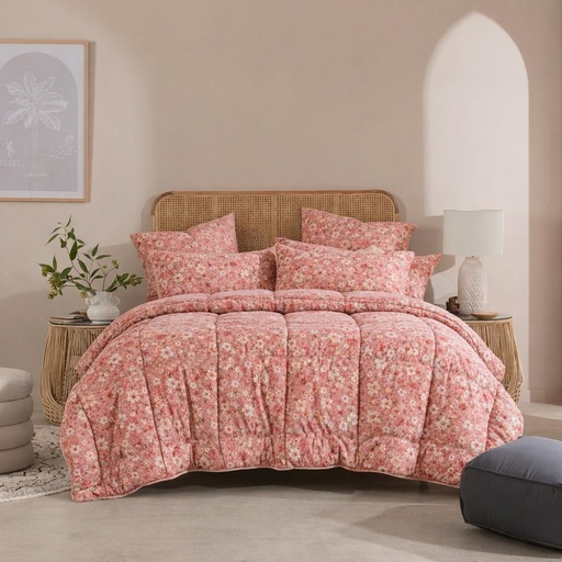 Pinky Bloom - 6pcs Premium Comforter Set