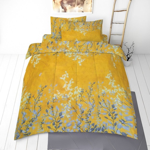 Yellow Tulip - Single Razai Set