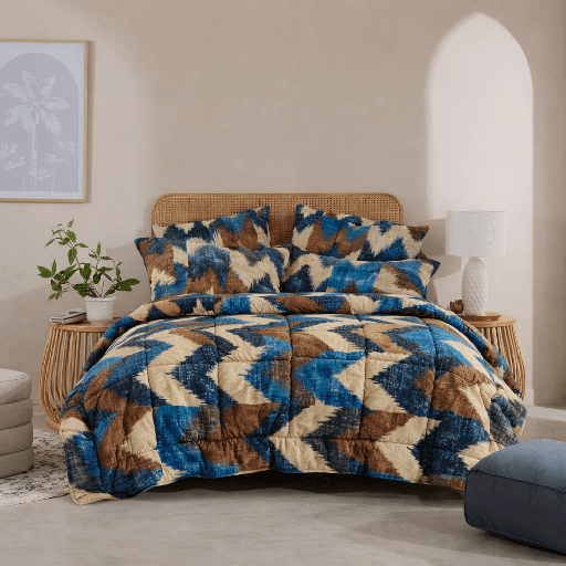 ZAIGZAG-6pcs Summer Comforter Set (Light Filling)
