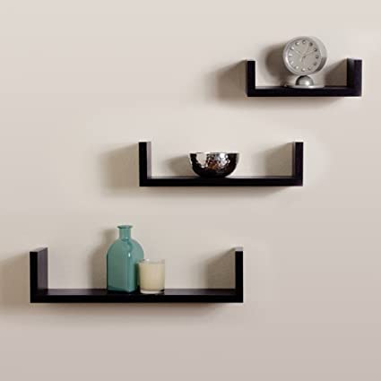 3pc Floating Wall Shelves ‘U-Shape’ (WS0101)