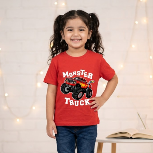 Monster Truck Kids T-Shirt