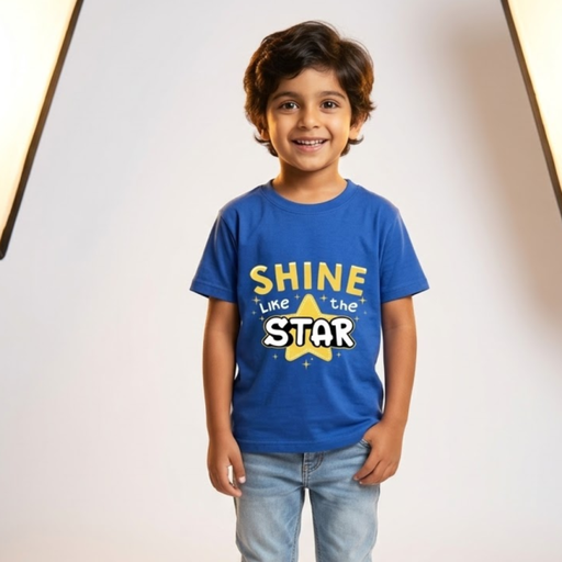 Shine Star Royal Blue Shirt
