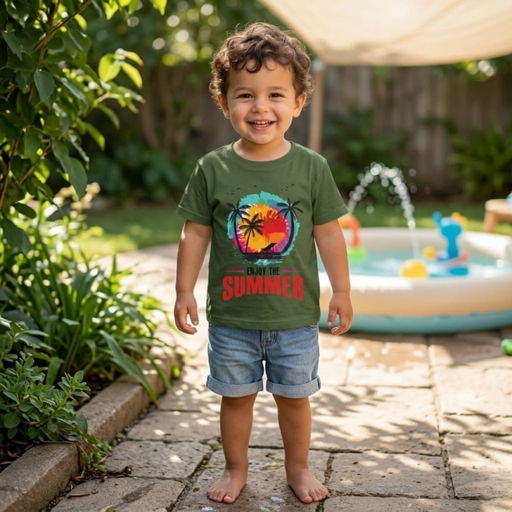 Enjoy the Summer T-Shirt Dark Green