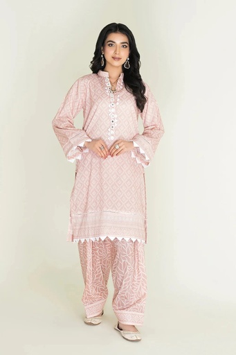 2PC Unstitched Printed Lawn Shirt and Trouser I KST-3830