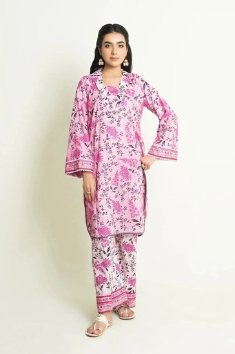 2PC Unstitched Printed Lawn Shirt and Trouser I KST-3837