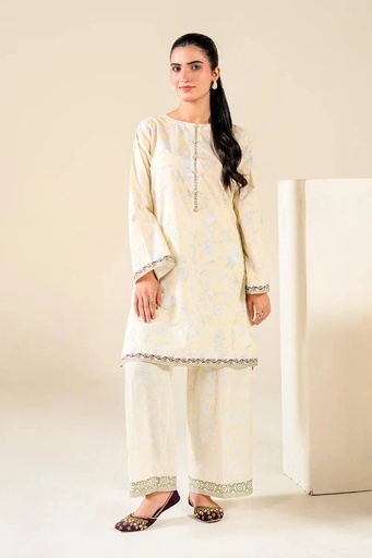 2PC Stitched Printed Lawn Shirt & Trouser | RTW-KST-3850
