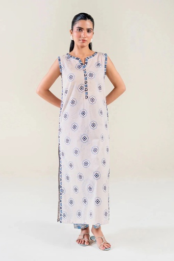 2PC Stitched Printed Lawn Shirt & Trouser | RTW-KST-3853