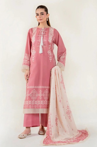 3PC Unstitched Printed Lawn Suit | KLA-3951