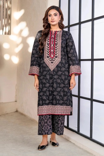 2PC Unstitched Printed Lawn Shirt and Trouser KST-4066