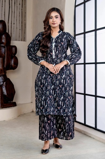 2PC Unstitched Printed Lawn Shirt and Trouser KST-4060